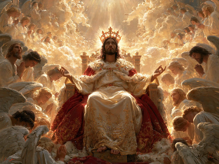 Jesus the King - Jesus the King with Angels · Landscape n° 1