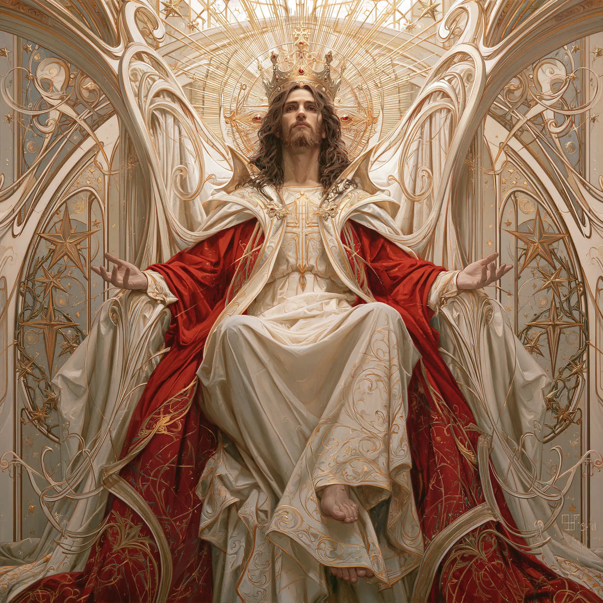 Jesus the King — The Palace of Luminous Lines
