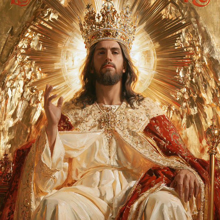 Jesus the King - Sacred Gold · Square n° 8