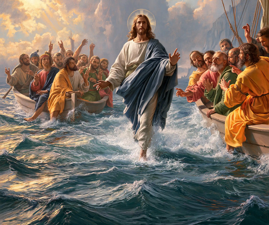 Jesus Walking on Water - Florentine Renaissance · Landscape n° 1