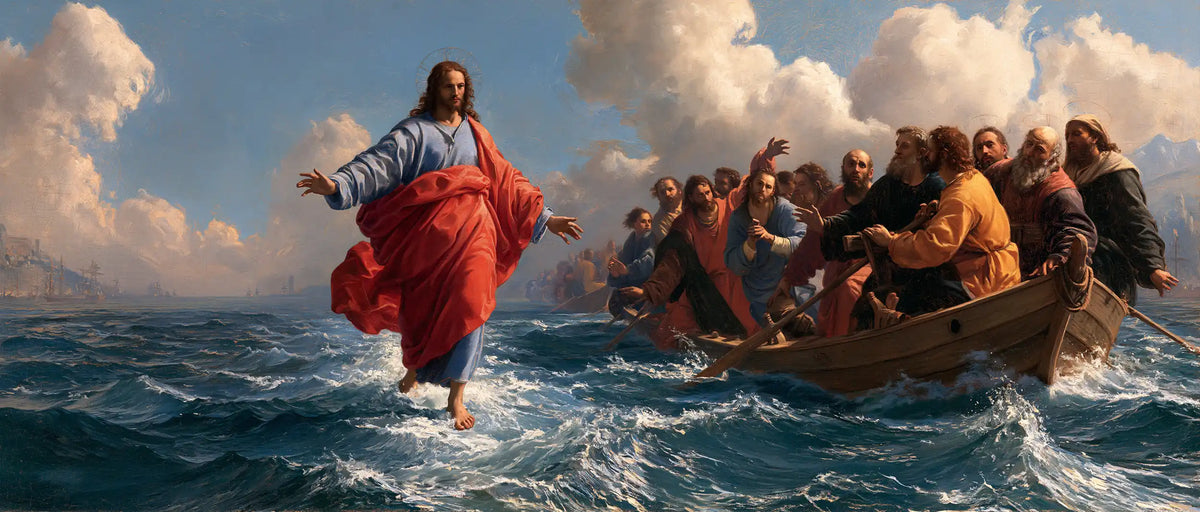 Jesus Walking on Water — The Red Wind before Upturned Faces