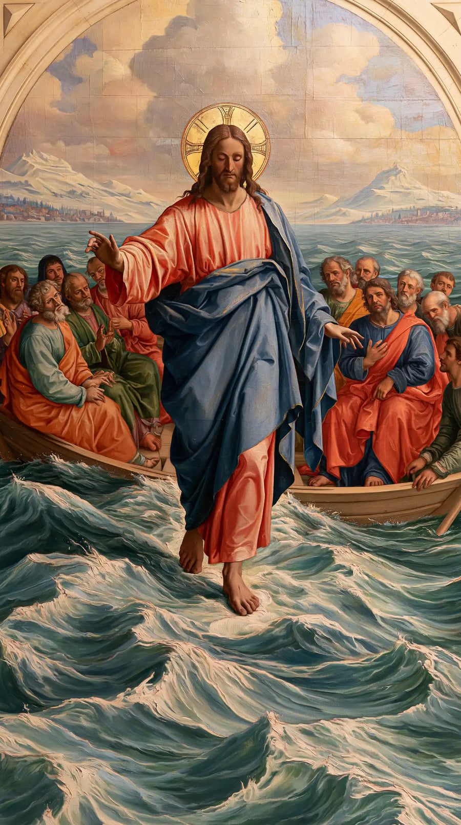 Jesus Walking on Water - Florentine Renaissance · Portrait n° 16