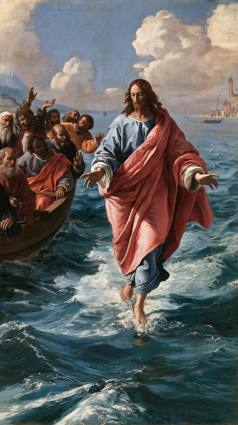 Jesus Walking on Water - Florentine Renaissance · Portrait n° 18