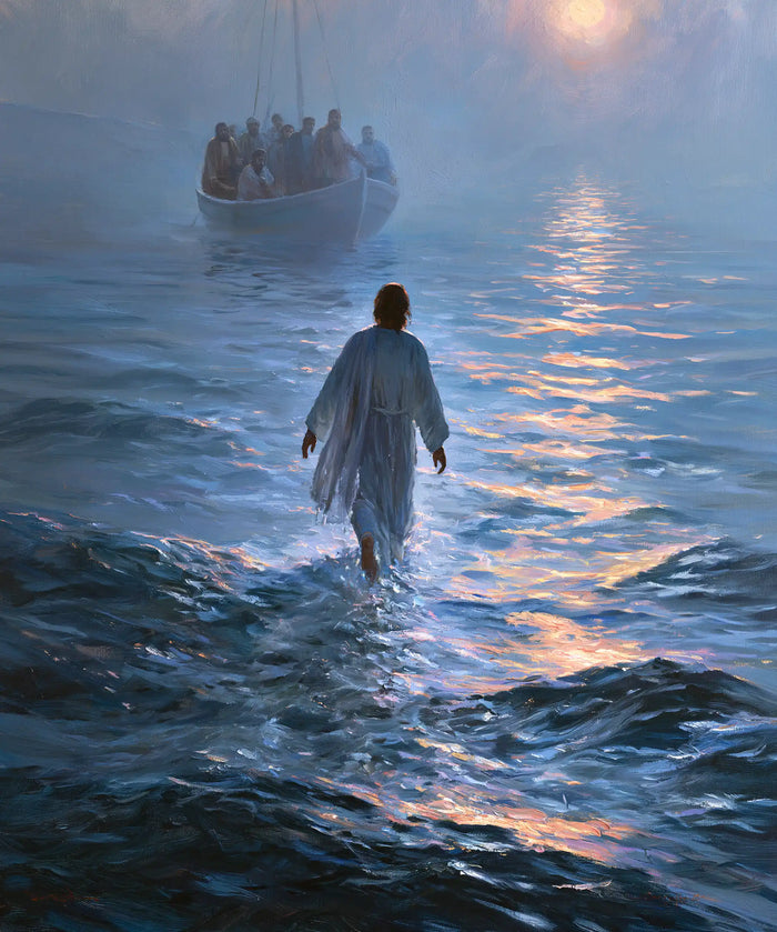 Jesus Walking on Water - Impressionist · Portrait n° 31