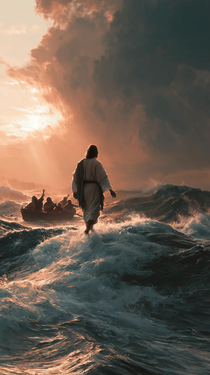 Jesus Walking on Water — Walking through the Sky’s Last Copper