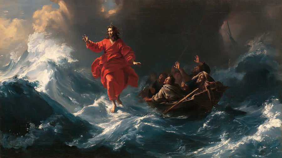 Jesus Walking on Water - Theatrical Baroque · Landscape n° 27