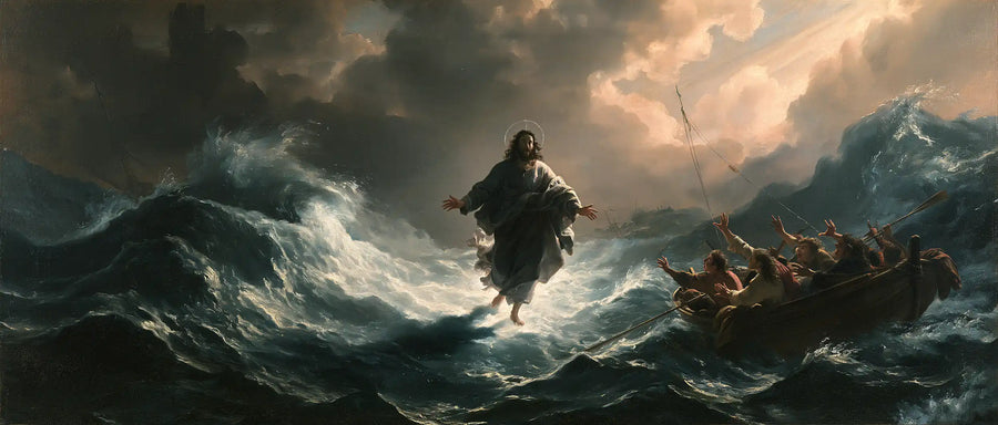 Jesus Walking on Water - Theatrical Baroque · Landscape n° 35
