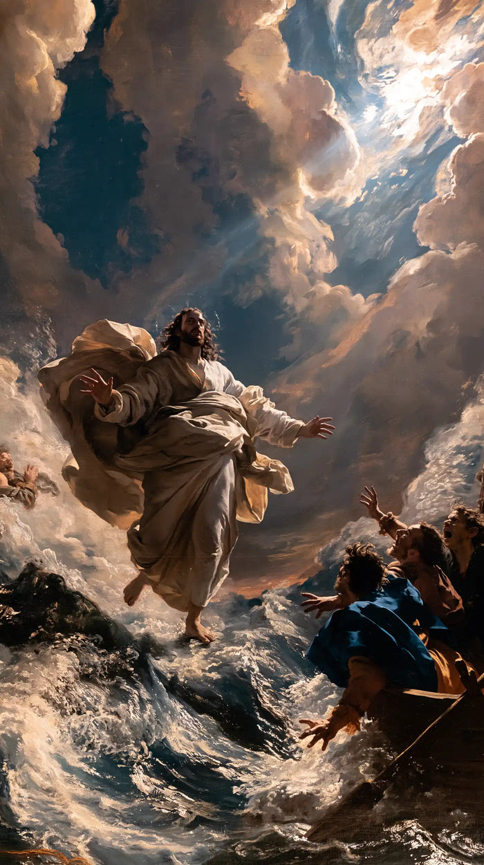 Jesus Walking on Water - Theatrical Baroque · Portrait n° 1