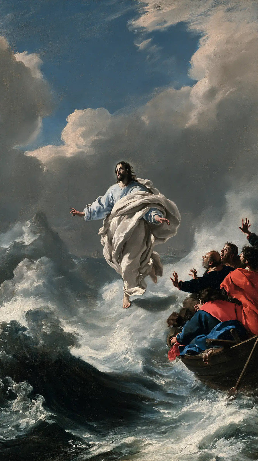 Jesus Walking on Water - Theatrical Baroque · Portrait n° 3