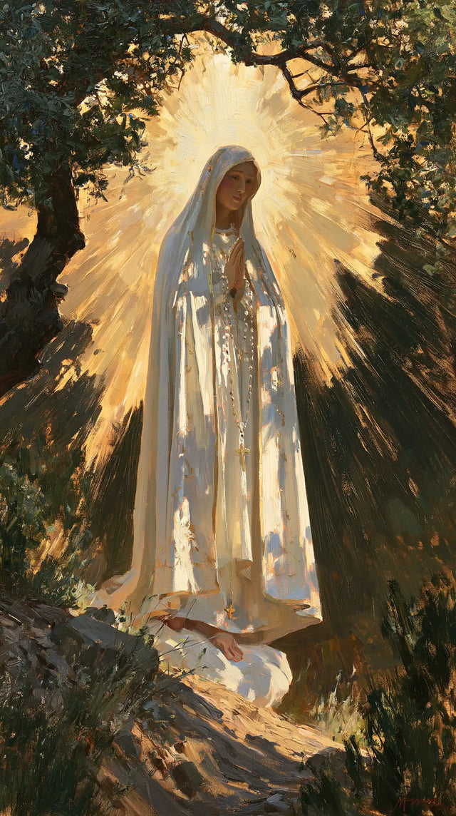 Our Lady of Fatima – Expressionist · Portrait no. 3