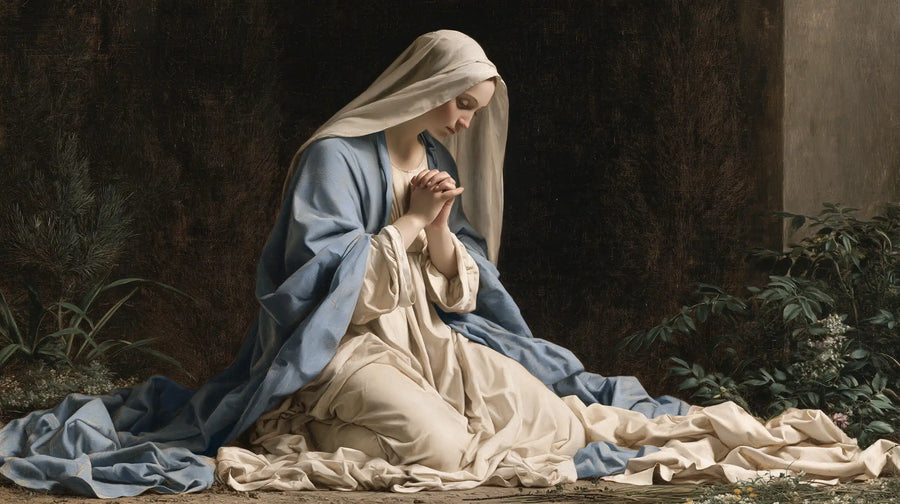Virgin Mary in Prayer - Florentine Renaissance · Landscape n° 11