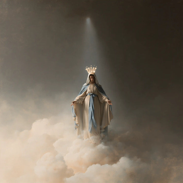 Mary Queen of Heaven - Contemporary Minimalism · Square n° 3