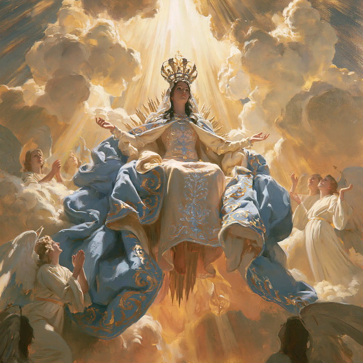 Mary, Queen of Heaven — The Pale Throne in the Column of Glory
