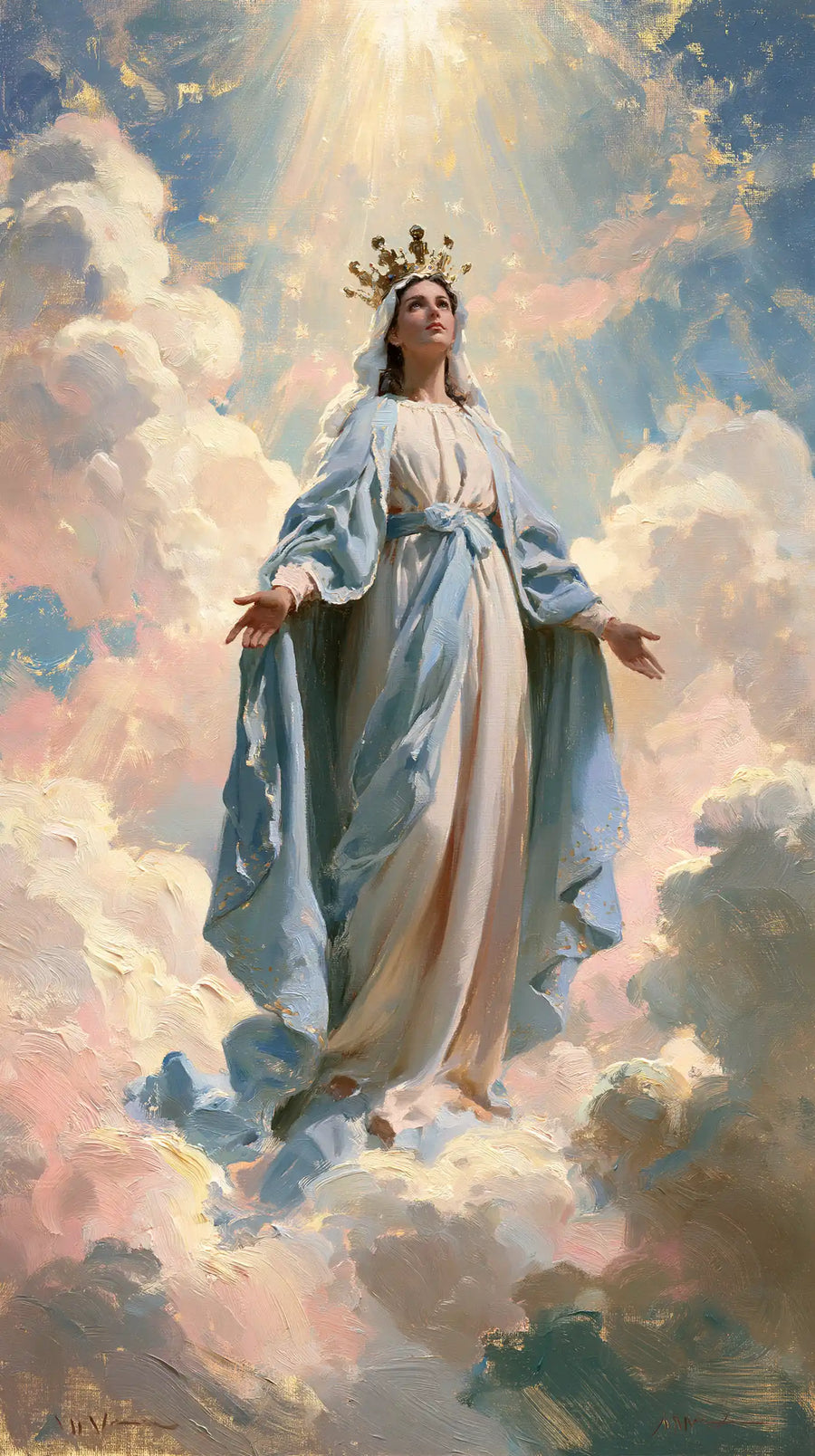 Mary Queen of Heaven - Impressionist · Portrait n° 17