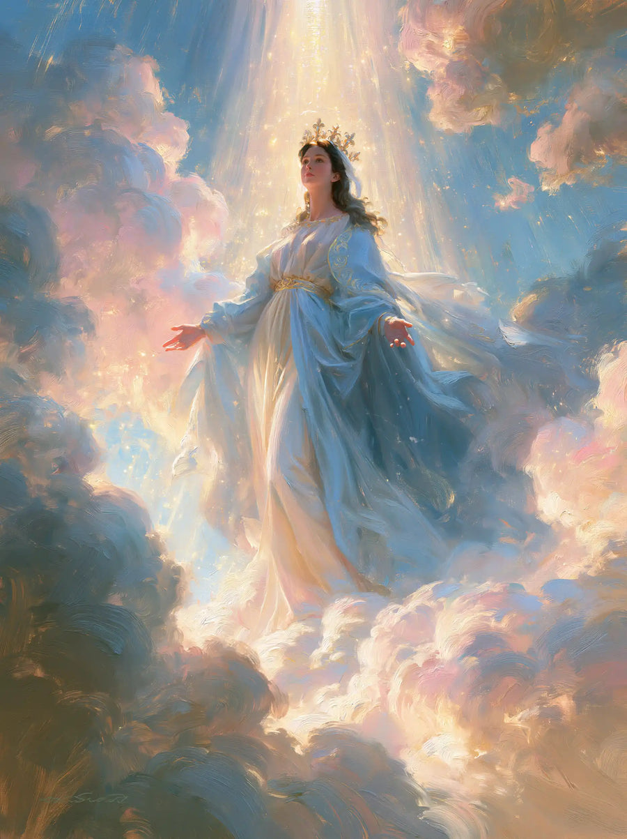 Mary Queen of Heaven - Impressionist · Portrait n° 32