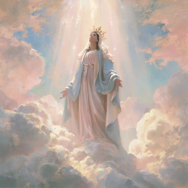 Mary Queen of Heaven - Impressionist · Square n° 6