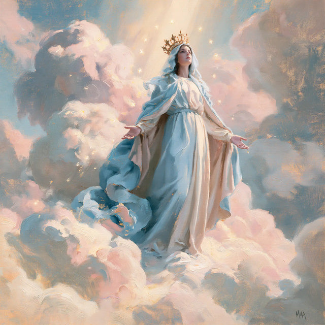 Mary, Queen of Heaven — The Turquoise Mantle in the Clouds’ Breath