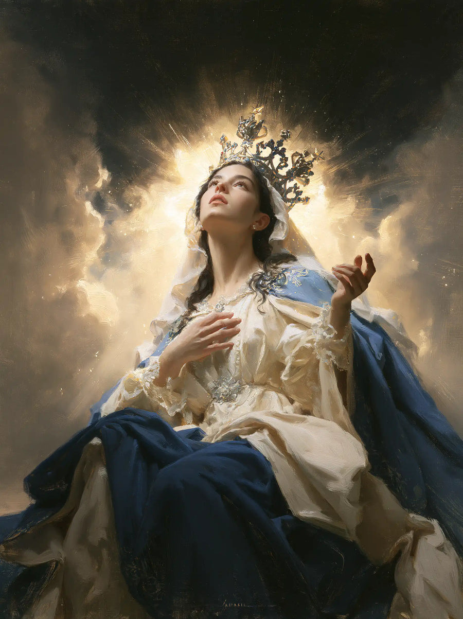 Mary Queen of Heaven - Mary as Divine Light · Portrait n° 14