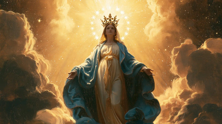 Mary Queen of Heaven - Mary before Heavenly Light · Landscape n° 8