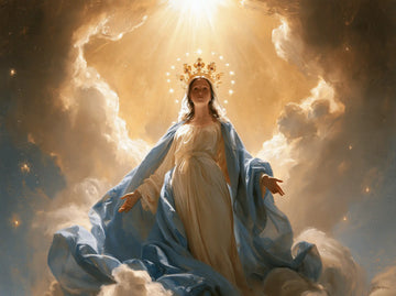 Mary Queen of Heaven - Mary before Heavenly Light · Landscape n° 10