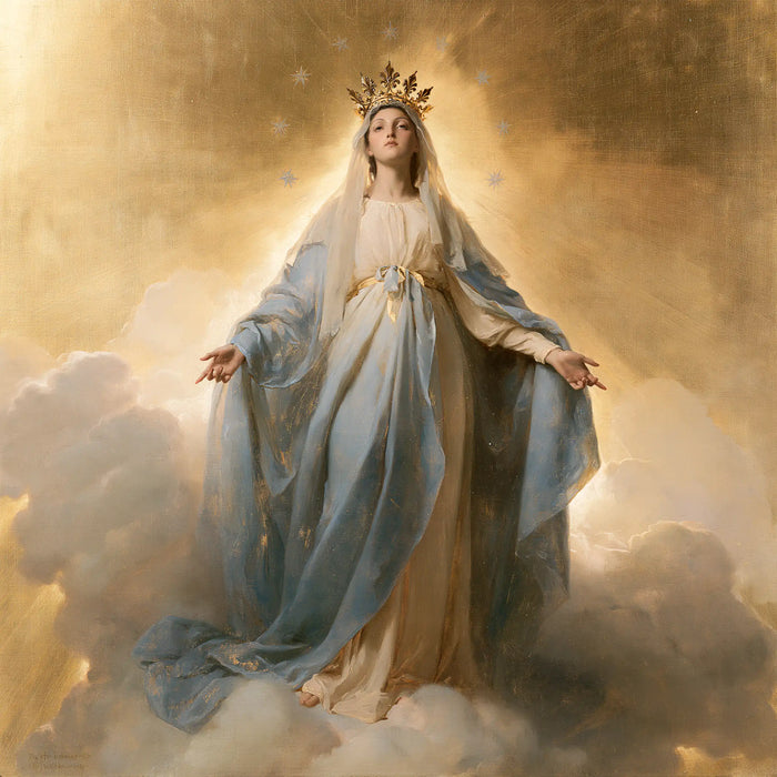Mary, Queen of Heaven — The Pale Mantle in the Gentle Halo