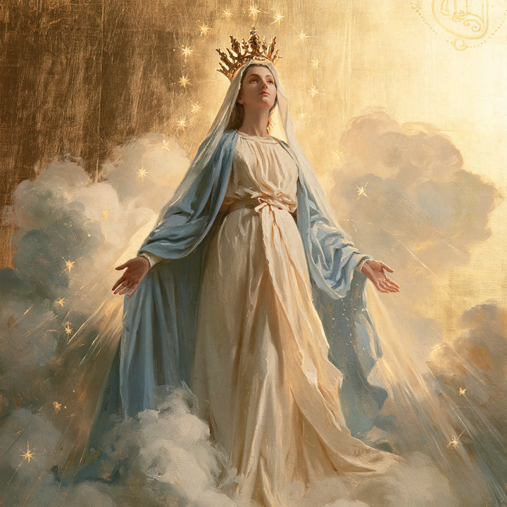 Mary Queen of Heaven - Sacred Gold · Square n° 6