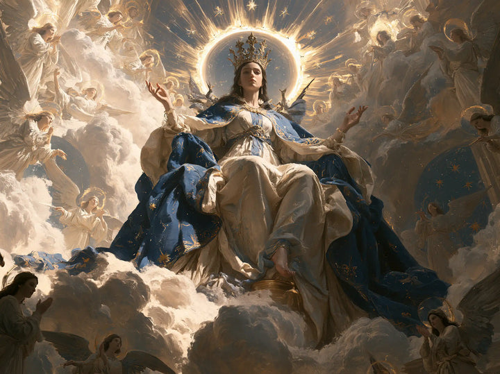 Mary Queen of Heaven - Sacred Monumental View · Landscape n° 8