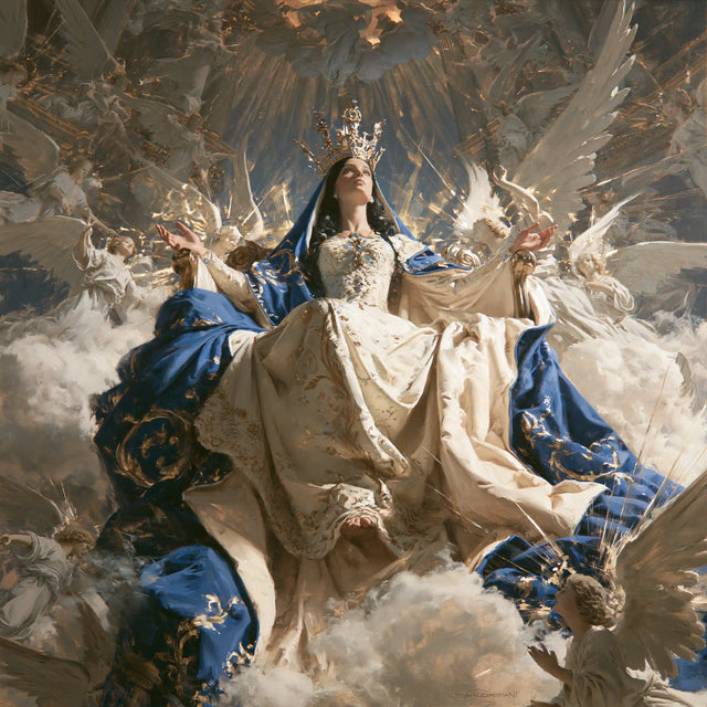 Mary Queen of Heaven - Sacred Monumental View · Square n° 4