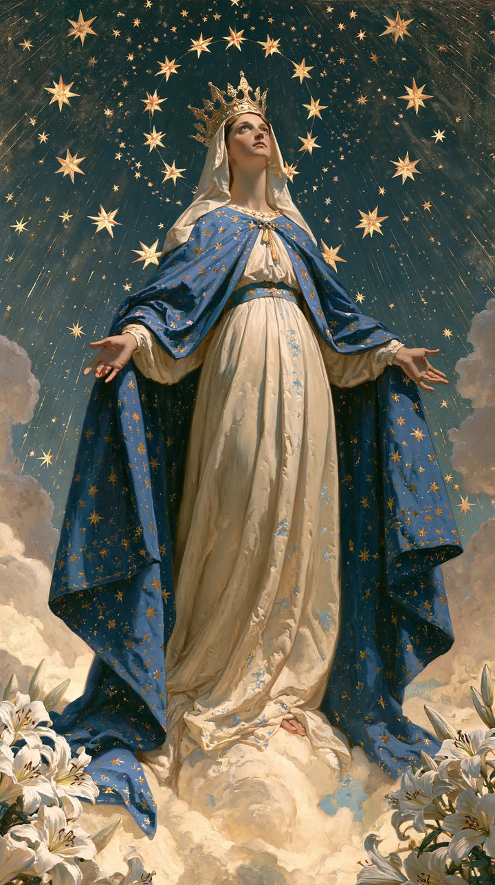Mary Queen of Heaven - Symbolist · Portrait n° 1