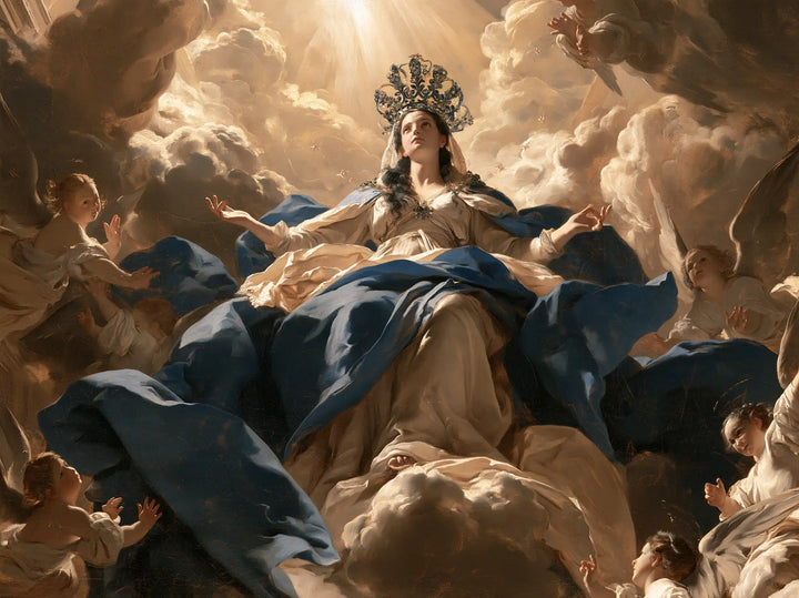 Mary, Queen of Heaven — The Crown in the Murmur of Wings