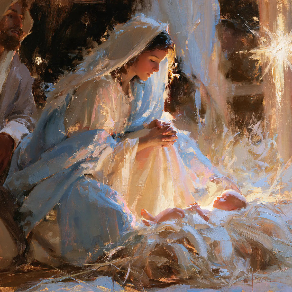 The Nativity — Prayer in the Glow of Swaddling