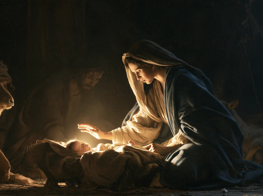 The Nativity - Infant Jesus as Divine Light · Landscape n° 7