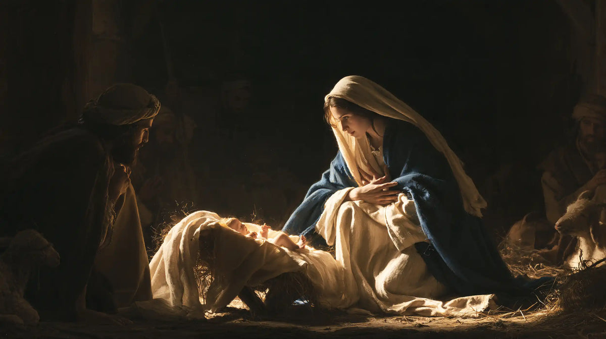 The Nativity - Infant Jesus as Divine Light · Landscape n° 10