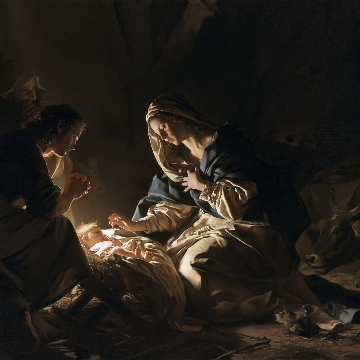 The Nativity — The Open Hand in the Circle of Watchers