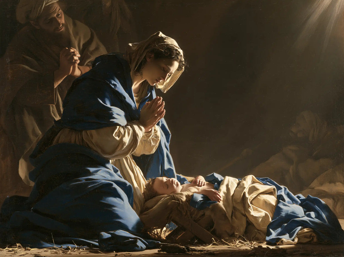 The Nativity — The Ray Upon the Folded Mantle