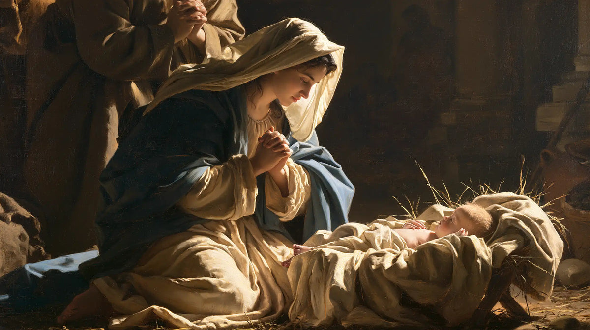 The Nativity — Prayer Between Stone and Straw