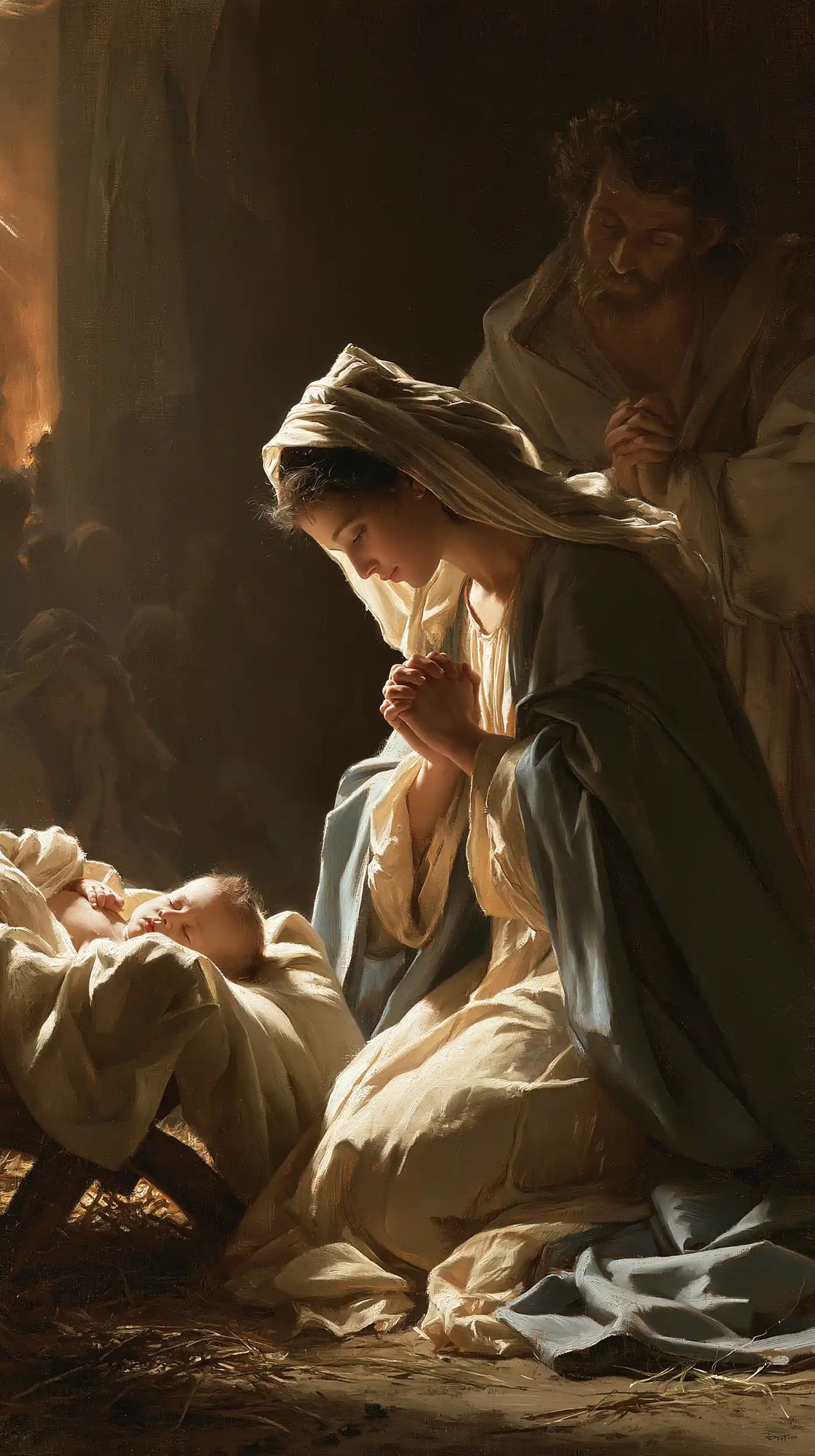 The Nativity — Prayer in the Glow of the Veil