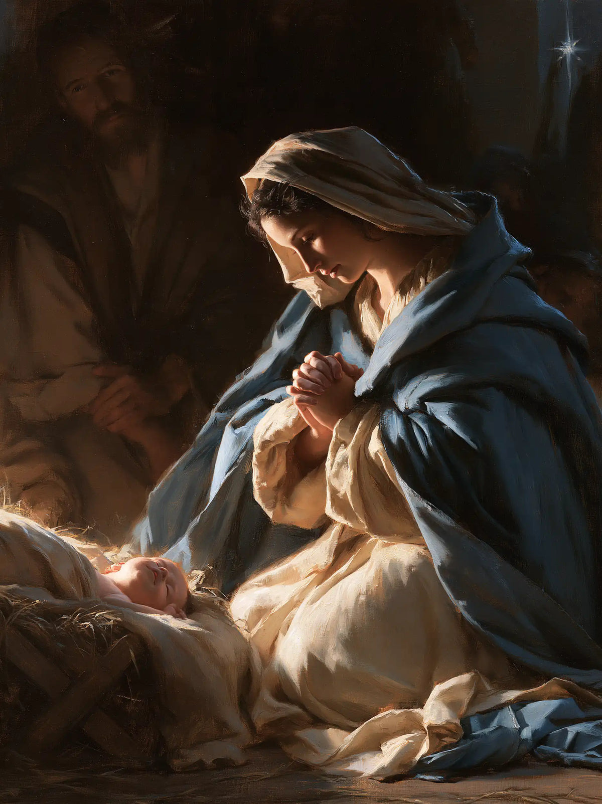 The Nativity — Hands Joined in Evening Warmth