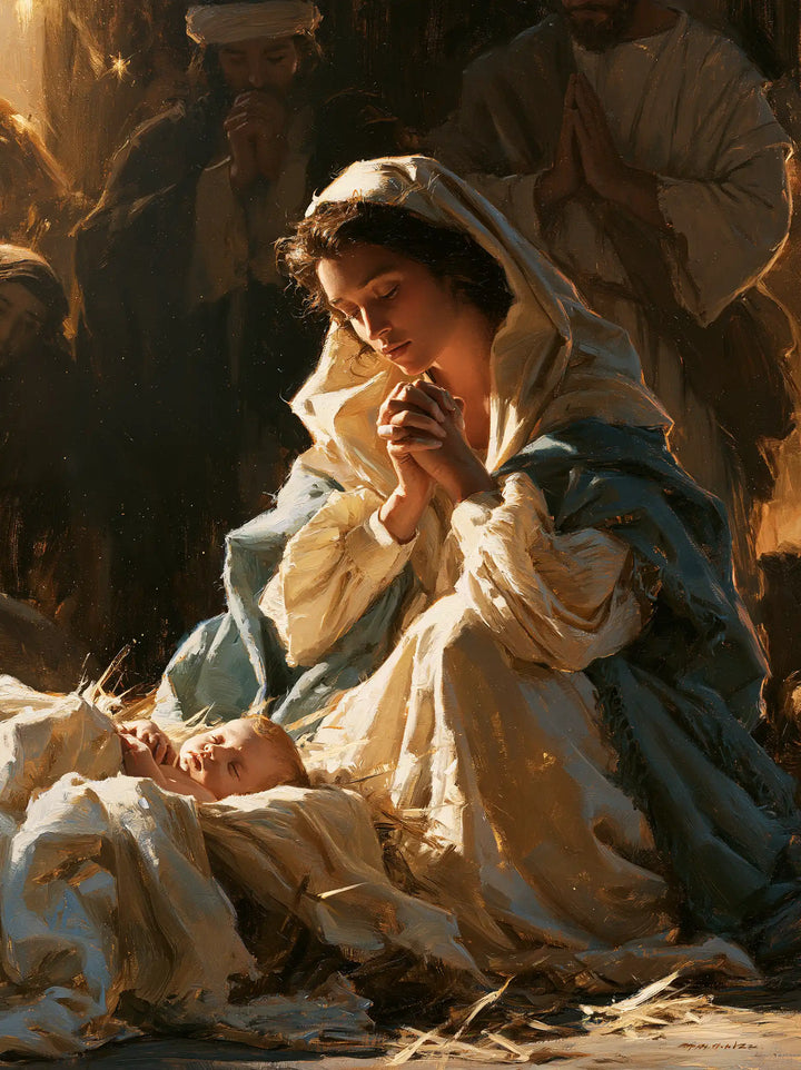 The Nativity - Mary Adoring the Christ Child · Portrait n° 18