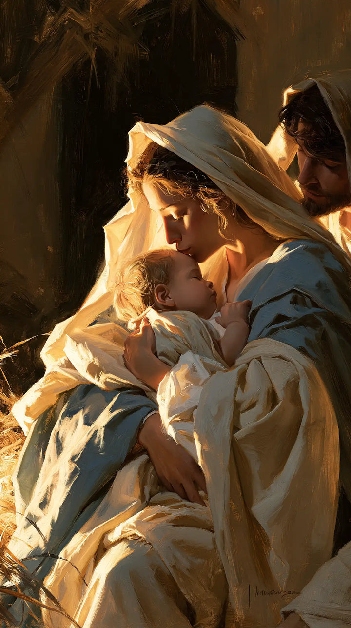 The Nativity - Mary Kissing the Infant Jesus · Portrait n° 1