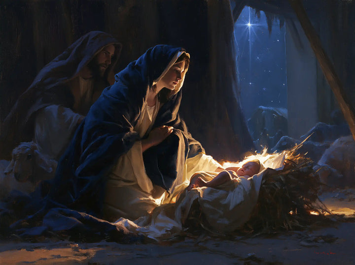The Nativity - Midnight Blue Chiaroscuro · Landscape n° 2