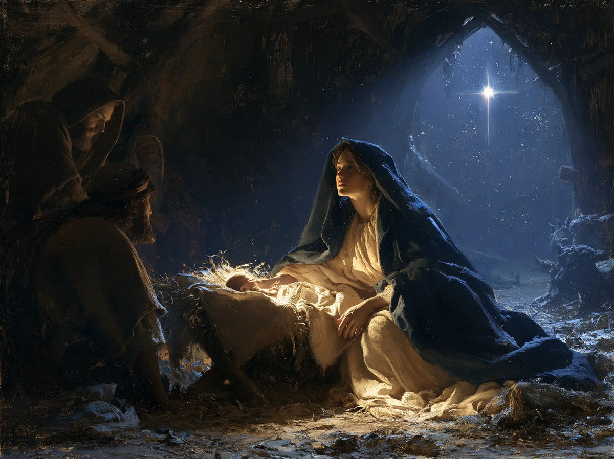 The Nativity — The Gaze Beneath the Crystal Star