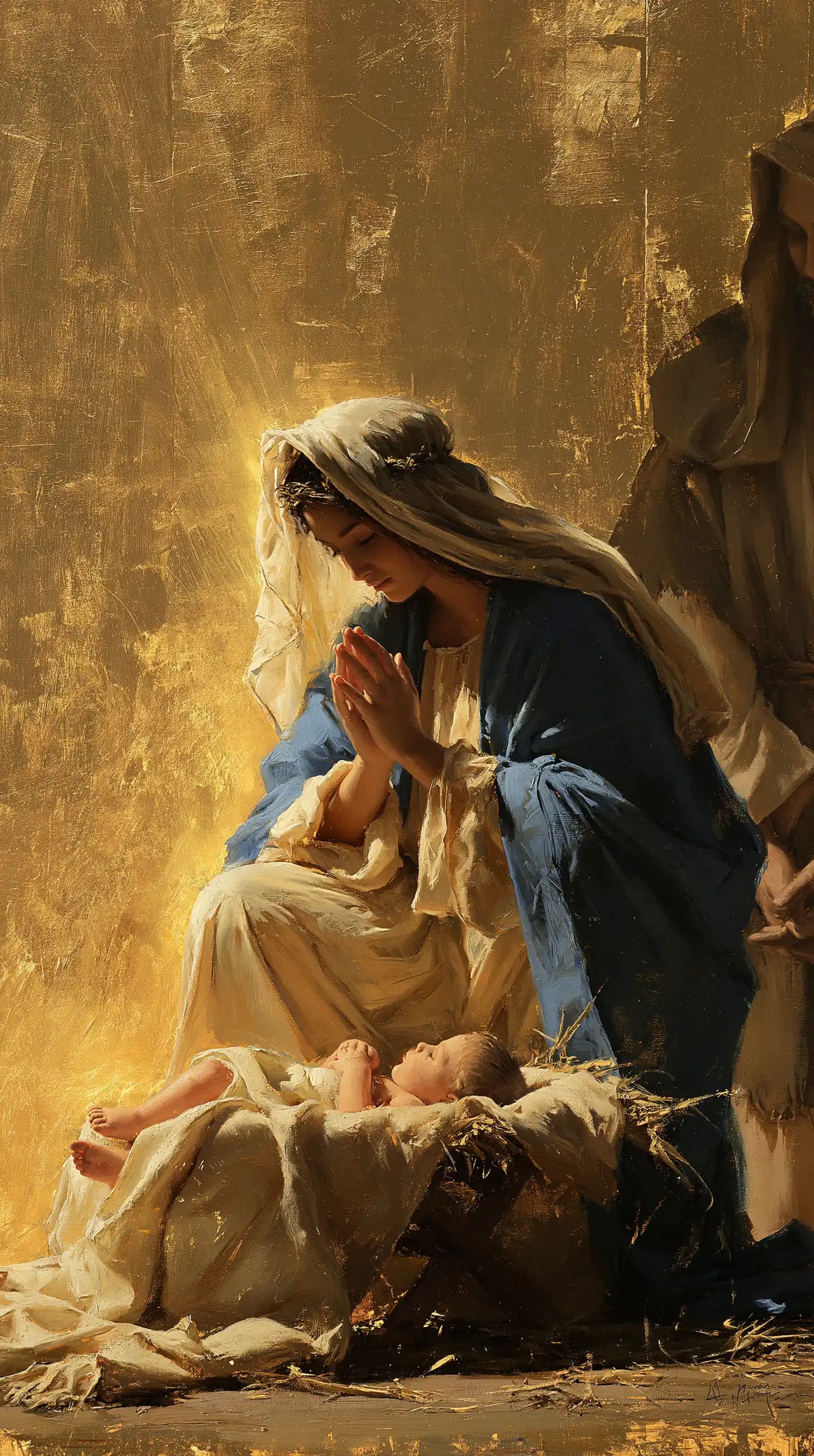 The Nativity — The Cradle at the Foot of the Great Golden Day