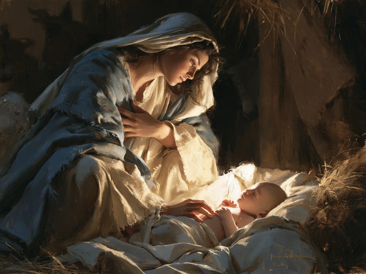 The Nativity — The Little Awakening Beneath the Resting Hand