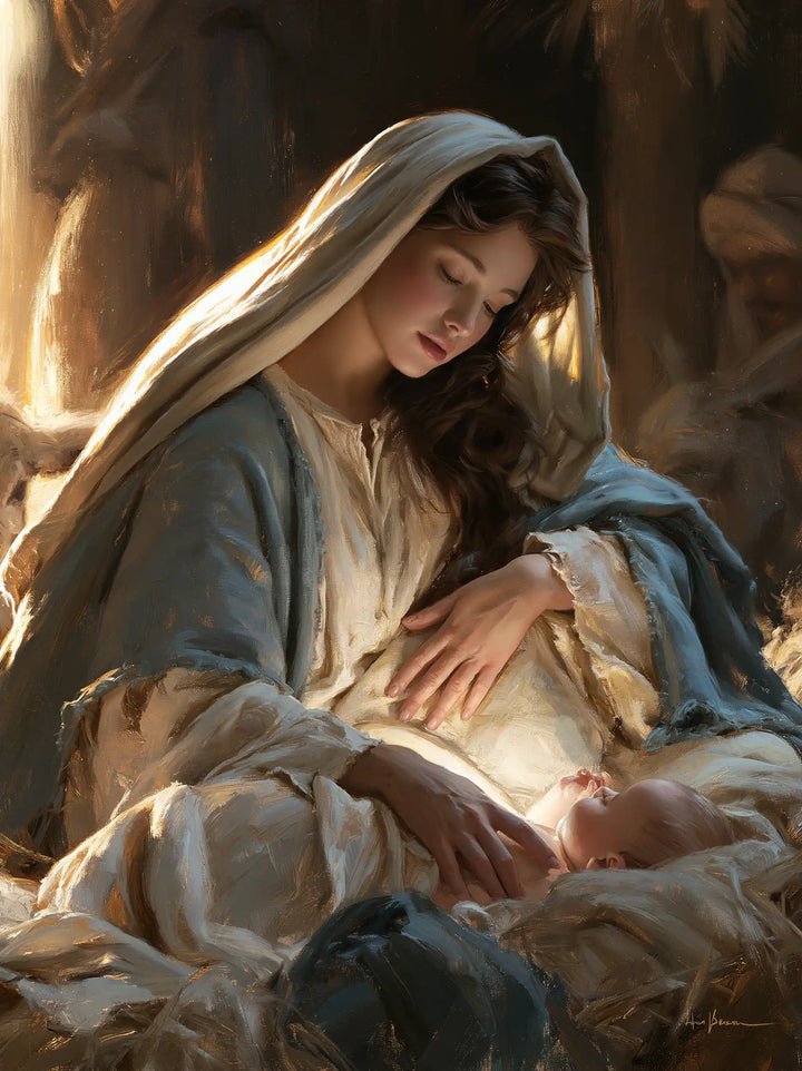 The Nativity - Sacred Maternal Tenderness · Portrait n° 4