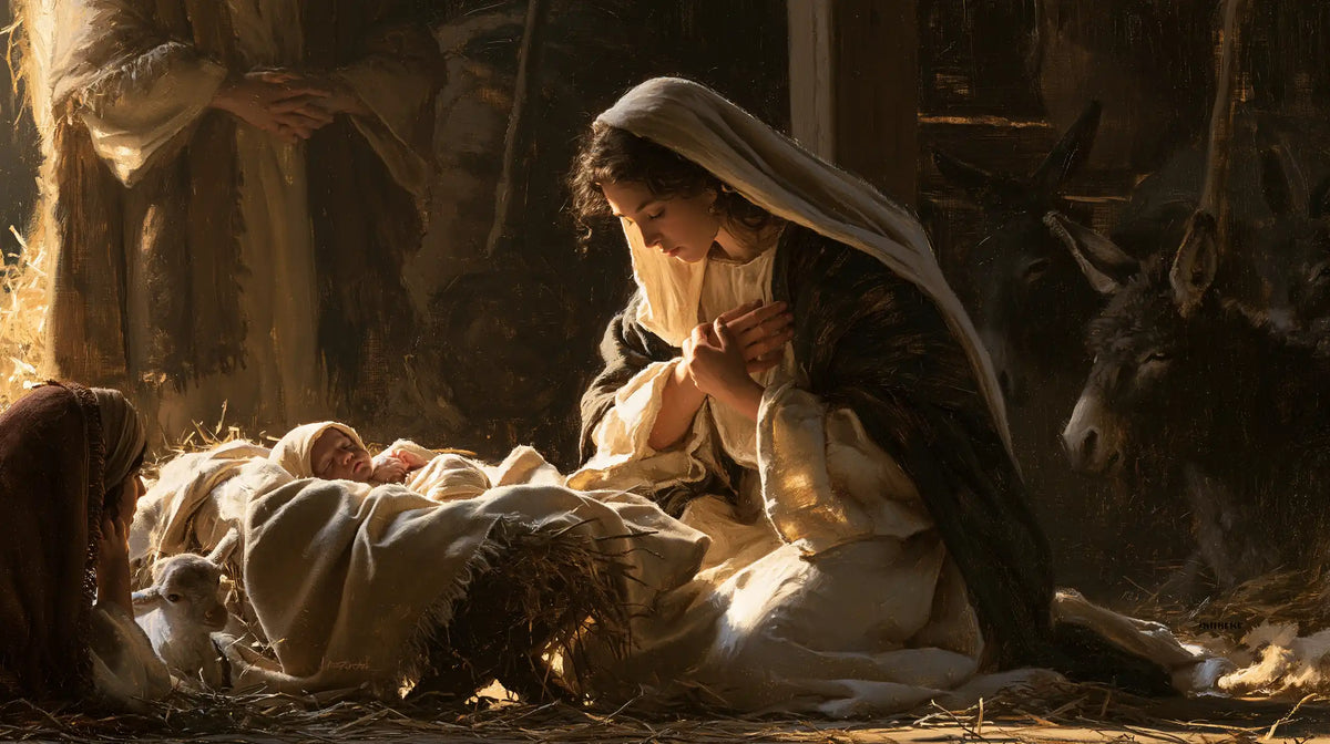 The Nativity — The Vigil Beside the Silent Donkey