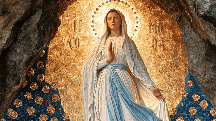 Our Lady of Lourdes Devotional Portrait · Landscape no. 10