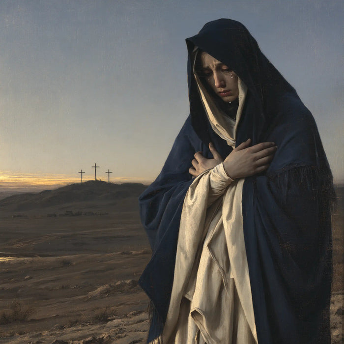 Our Lady of Sorrows - Mary before the Deserted Golgotha · Square n° 8