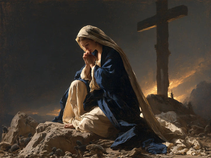 Our Lady of Sorrows - Mary Kneeling before the Cross · Landscape n° 5