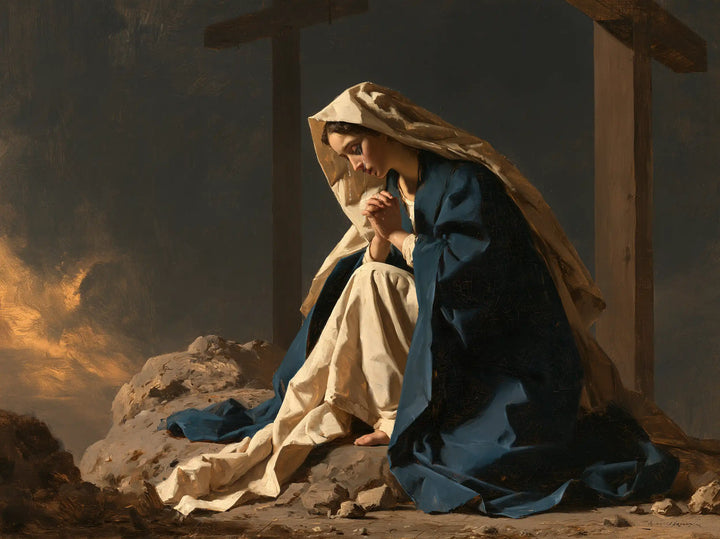 Our Lady of Sorrows - Mary Kneeling before the Cross · Landscape n° 7